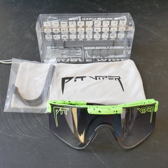Pit Viper Boomslang Sunglasses Faded Lens Blocks 100% UVA & UVB Beach Sports NWT - Picture 7 of 7